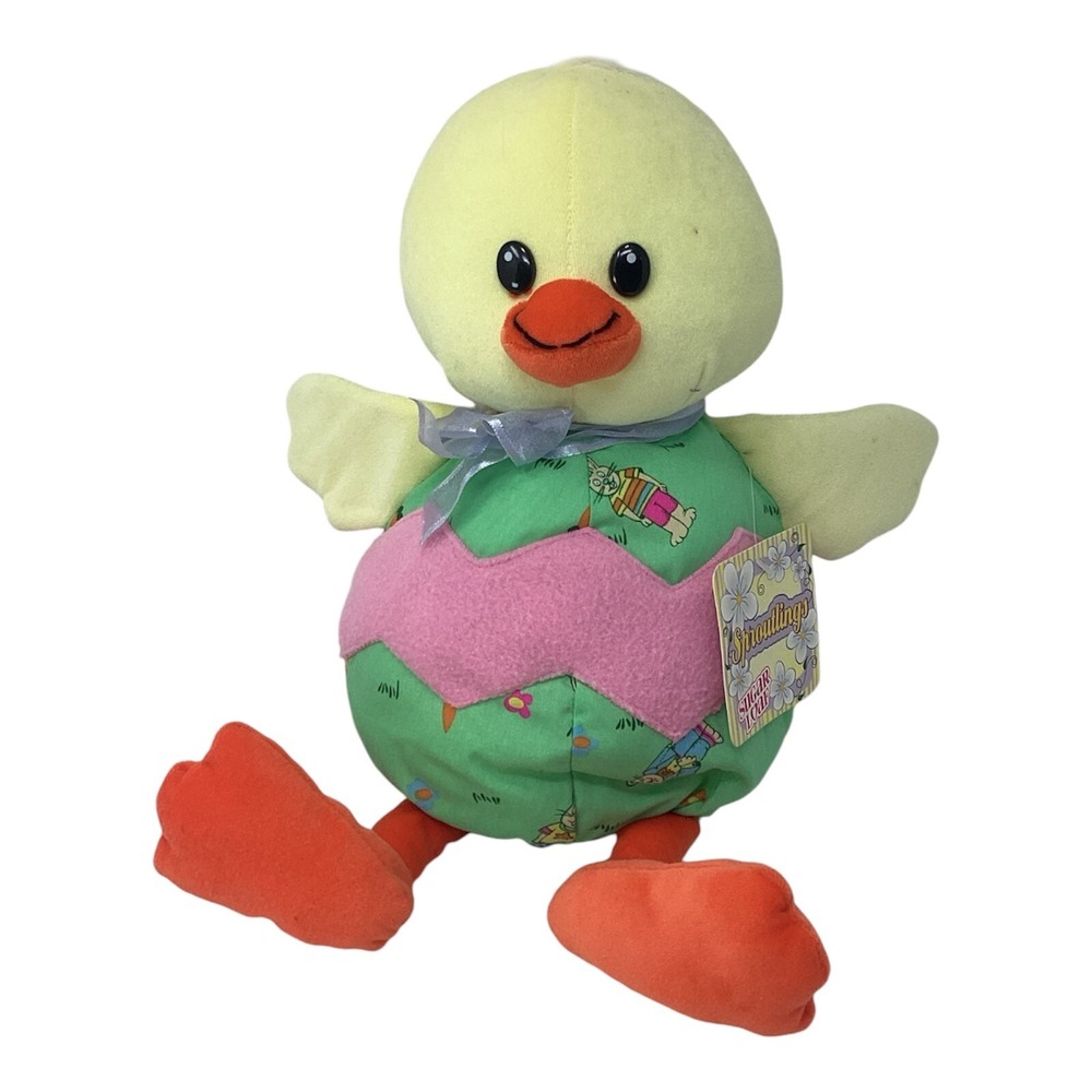 Sugarloaf Sproutlings Chick Easter Egg Shaped Plush Stuffed Animal